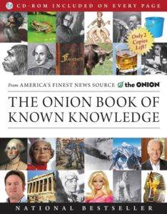The Onion Book of Known Knowledge (paperback)