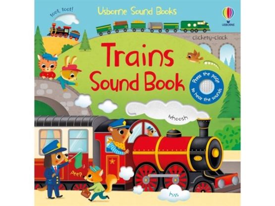 Trains Sound Book - Usborne Sound Books - Thumbnail