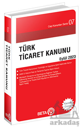 Türk Ticaret Kanunu - Eylül 2023 - Thumbnail