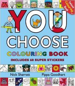 You Choose: Coloring Book with Stickers